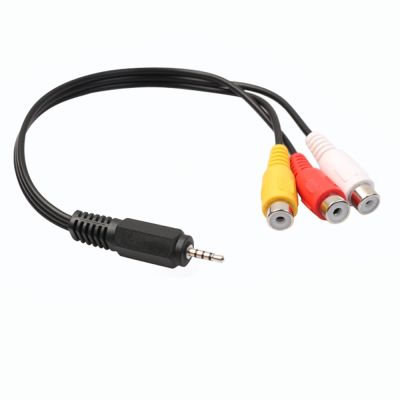 High Quality Audio Cable 3.5mm Stereo Mini AV Male To 3RCA Female M/F Audio Video Cable Stereo Jack Adapter Cord Wholesale 33