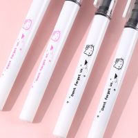 ปากกาของเหลวลายการ์ตูนน่ารัก Sanrio 4ชิ้นปากกาหมึกแบบตรงลายการ์ตูน Hello Kitty ปากกาโรลเลอร์บอลความคิดสร้างสรรค์เครื่องเขียนสร้างสรรค์ของขวัญเด็กๆ