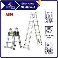 Thang Nhôm Rút Đôi 5m6 NIKITA NKT-AI56 - Hàng Chính Hãng