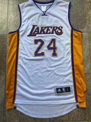 Top-quality Hot Sale Mens Los Angeles Lakerss 24 Kobee Bryantt V-neck Swingman Jersey - White