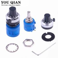 【CW】 10pcs 3590S 2 103L 10K ohm Multiturn Potentiometer 10 Adjustable Resistor   Turns Counting Knob