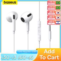 Baseus H17 3.5mm Wired Earphone with Microphone Wire-controlled in-ear Headphone For Music Sport In Ear Monitor Earbud Headset