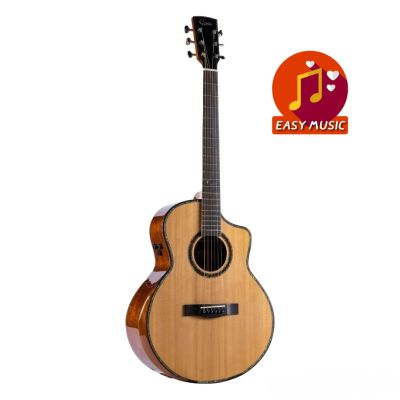 กีตาร์โปร่งไฟฟ้า Gusta GJX310C Acoustic-Electric Guitar