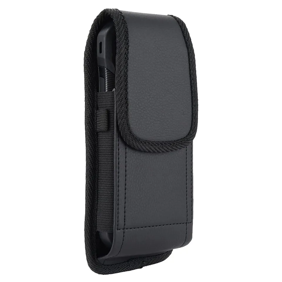 Nakedcellphone Vegan Leather Case Pouch With Clip And Belt Harness