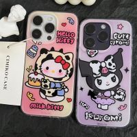 case 15 ลายวัว Kulomi Hello เหมาะสำหรับ14PROMAX เคสศัพท์มือถือ 13 Apple 1211