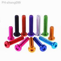 1pcs M3 Inner Hexagonal Aluminum Alloy 7075 Screw Computer Mainframe Cabinet Diy Modified Half Round Head Pan Head Screw