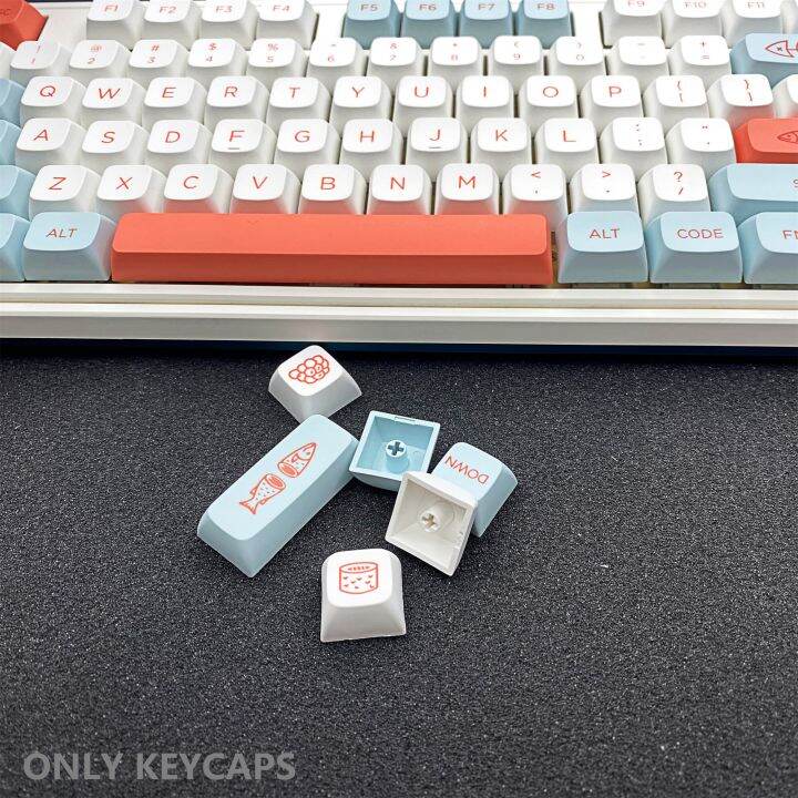 กุญแจ134คีย์-ชุด-pbt-dye-subbed-key-cap-xda-hight-profile-keycaps-สำหรับสวิตช์-mx-คีย์บอร์ดแบบกลไก