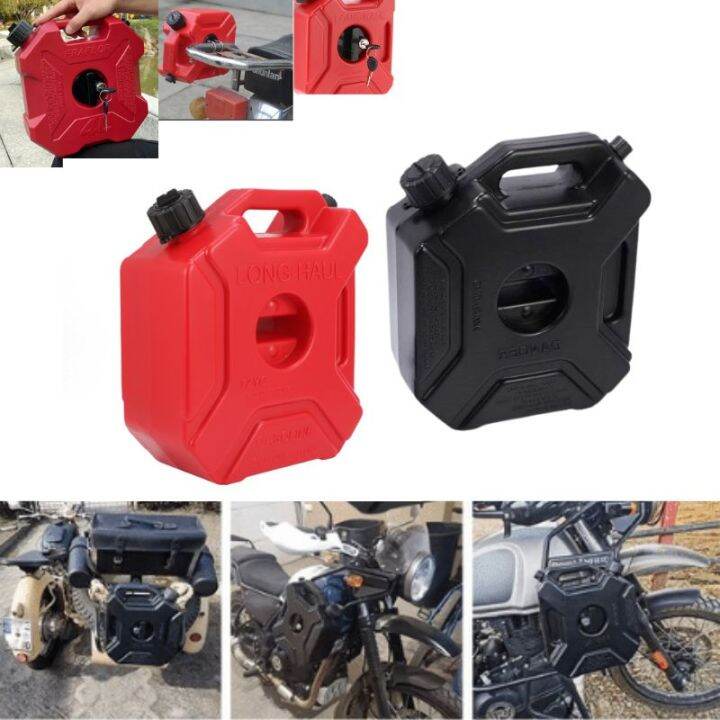 3L Plastic Fuel Tank Oil Cans Car Motorcycle Spare Petrol Oil Tank