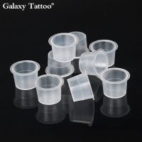 【CW】☏  1000pc S/M/L Plastic Ink Cups Permanent Makeup Pigment Holder Cap Accessory Cup Lid Supply