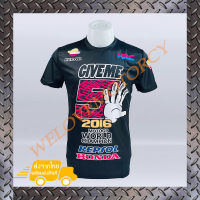 เสื้อยืดแขนสั้นRepsol 534 เนื้อผ้าเนื้อผ้าไมโคไฟเบอร์ มีประสิทธิภาพในการซับเหงื่อสูงแห้งเร็ว