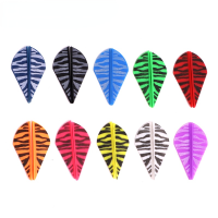 30pcs 2 Inches Tiger Stripe TPU Plastic Vane for Carbon Fiberglass Aluminum Arrow Accessories DIY