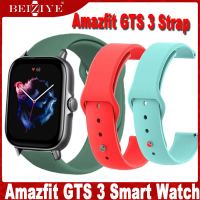 สาย ซิลิโคน Amazfit GTS 3 สาย Smart Watch Sports Silicone WatchBand Wrist Strap Replacement Accessories สายนาฬิกา Amazfit GTS 3 สาย Bracelet Amazfit GTS 3 watchband