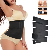 【cw】 Bandage Wrap Waist Trainer ShaperwearAdjustable CincherWomenTummyCorset Top Stretch Bands