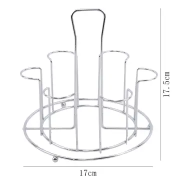 Newest Simple Glass Cup Drying Rack with Handle Non-Slip Water Cup Drain  Storage Rack Upside Down Cup Stand Durable - AliExpress