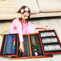 [COD] Childrens painting set 36 pigment non-toxic washable brush pencil graffiti watercolor pen