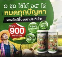 ปุ๋ย คูณนา คูณไลฟ์ ปุ๋ยน้ำคีเลต ปุ๋ยเกล็ดพรีเมี่ยม 1ชุด 1000cc