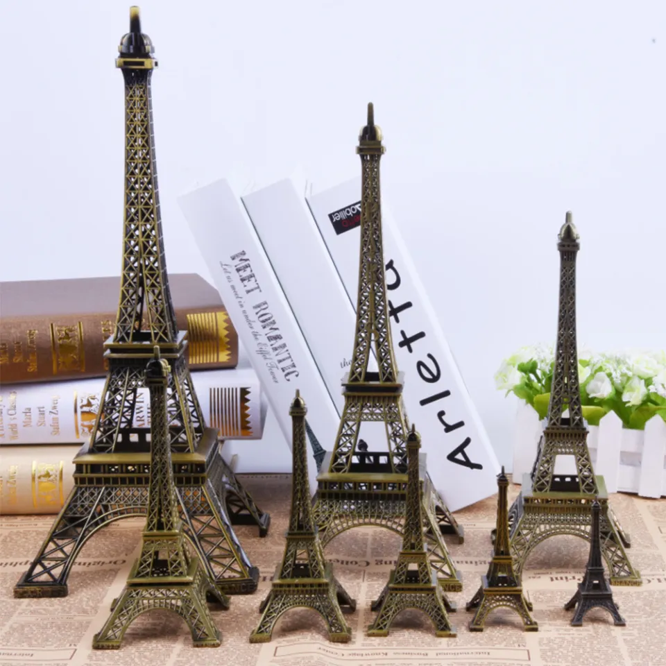 Amazon.com: Eiffel Tower Statue Decor, 7 Inch Alloy Metal Collectible  Figurine Replica Souvenir Room, Paris Eiffel Tower Party Decoration Table  Stand Holder Gift for Cake Topper : Home & Kitchen