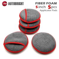 【YP】 5 pcs Applicator 5 quot;inch Soft Foam Car Wax Sponge Buffer lotions gels dressings protectants disc