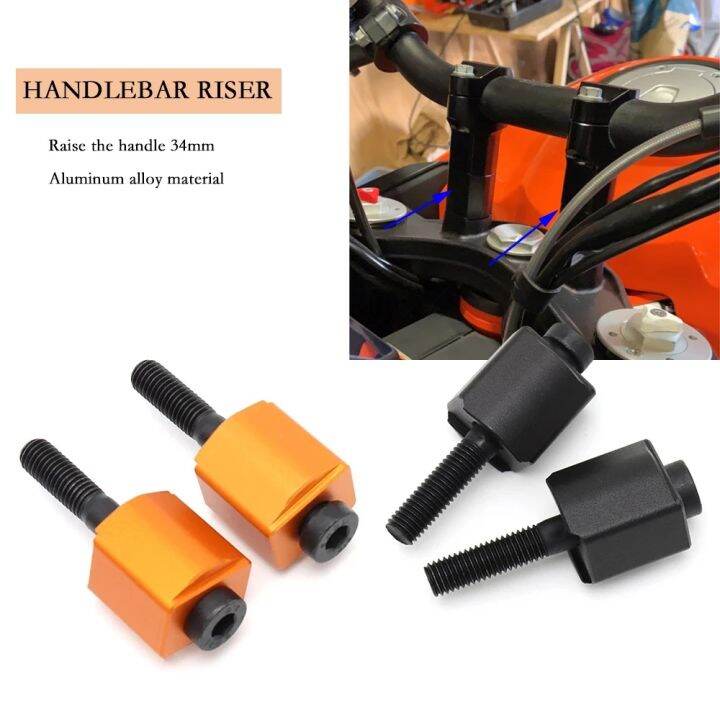 Handlebar Riser Handle Bar Mount Clamp Adapter For KTM 390 790 890 1090