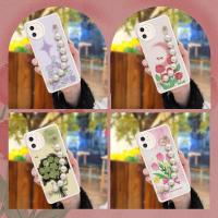 Back Cover Cartoon Phone Case For iphone 12 Mini Simplicity soft shell high-grade Anti drop airbag Solid color cute