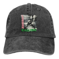 [Peaked cap] Ready Stock retro washed cap The Clash London Calling Album Cover Retro Distressed Washed cap Custom printing Peaked cap