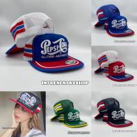 หมวก หมวกตาข่าย หมวกวินเทจ หมวกแนววินเทจ โลโก้ PEPSI เป๊ปซี่ Snapback หมวกHIPHOP หมวกแฟชั่น หมวกเต็มใบ Cap หมวกแก๊ปผู้ชาย หมวกแก๊ปผู้หญิง หมวก2022