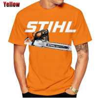 2023 the Newest with Mens Fashion Stihl 3d Print T-shirt Short-sleeved Round Neck Fashion Casual Top T-Shirts