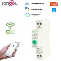 [HOT ZHKKZZLWWG 510] เฟสเดียว WIFI Circuit Breaker 1P 40A DIN Rail Smart Switch รีโมทคอนโทรลใช้โดย TUYA APP สำหรับ Smart Home 40A TONGOU