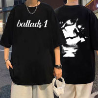 Singer Joji Ballads Album Double Sided Print T Shirt Man Hip Hop Rock Punk Tshirt Mens Summer 100% Cotton Unisex Loose T-shirt XS-4XL-5XL-6XL