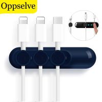 Cable Organizer Flexible Silicone USB Cable Winder Wire Cord Management Cable Clip Magnetic Holder For Mouse Headphone Earphones