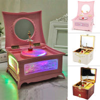 Classic Rotating Dancer Ballerina Piano Music Box Clockwork Plastic Jewelry Box Girls Hand Crank Music Mechanism Christmas Gift