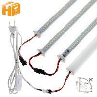 V Shaped LED Bar Light 220V 50cm 72LEDs Wall Corner LED Tubes Kitchen Under Cabinet Light 1-6Pcs Set