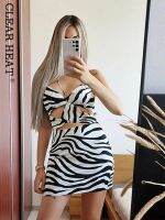 【Ladies shop】ผู้หญิงเซ็กซี่ตัดออก StrapLadies CasualCamis Beach Dresses 2022หญิง Fahion BacklessRobe