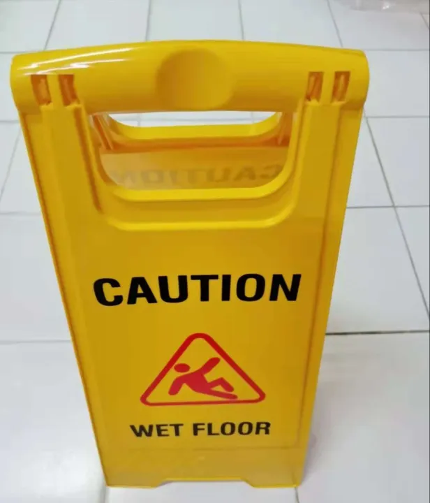 Safety sign caution wet floor signage | Lazada PH