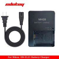 กล้อง Mh28 Nikon ที่ชาร์จ En-el21ลิเธียมแบตเตอรี่โทรศัพท์สำหรับ Mh-28 1v2