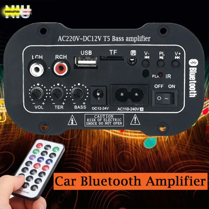 Bass Power Amplifier 220V Bluetooth HiFi Bass Power AMP Mini Car Amplifier Lazada PH