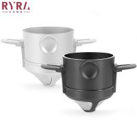 Portable Foldable Coffee Filter Stainless Steel Easy Clean Reusable Coffee Funnel Pour Over Coffee Dripper Coffee Accessories