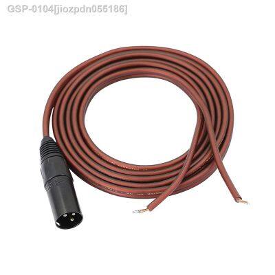 NATIONAL♠♦Jiozpdn055186 Fio De Altifalante XLR Banhado A Ouro CBO Nua Para Plug XLR Conector Macho 3 Pádio Substiteuão