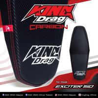 ( Promotion ) สุดคุ้ม เบาะ KINGDRAG รุ่น EXCITER 150 ลายคาร์บอน ปักโปร่ง ราคาถูก ชุด หุ้ม เบาะ รถยนต์ ชุด คลุม เบาะ รถยนต์ ชุด หุ้ม เบาะ รถยนต์ แบบ สวม ทับ ชุด หุ้ม เบาะ รถยนต์ ลาย การ์ตูน