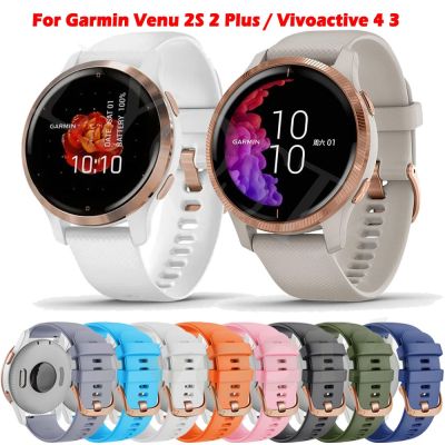 20 22mm Venu 2 2Plus/Vivoactive 3S 3 4 Silicone Band Watchband Wristband