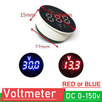 DC 0-150V Digital Voltmeter High-Low Voltage Alarm Red Led Monitor Tester 5V 12V 24V 36V แบตเตอรี่รถโวลต์มิเตอร์