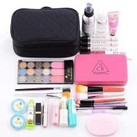 Travel Makeup Case Portable makeup Brush Bag Cosmetic Organizer Portable 2 layer Makeup Pouch Holder Premium Storage Bag