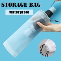 Umbrella Storage Translucent Plastic Bag Portable Umbrella Drawstring Storage Umbrella Pack Home Storage Toy Goods Items Storage