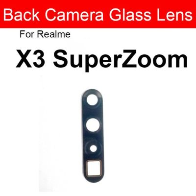 【❖New Hot❖】 anlei3 เลนส์กระจกกล้องหลักมองหลังพร้อมเทปสติกเกอร์สำหรับ Oppo Realme Q 5 5i 5S 6 6i X X2 Lite X3 Superzoon Xt 730G Pro