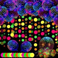 10Pcs 12Inch Fluorescent Balloons Neon Glow Latex Balloons Wedding Birthday Party Decor Glow Baloon Baby Shower Kids Gifts Balloons