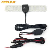 ✠✉ FEELDO 1Set Car 2IN1 FM IEC Connecto TV Antenna Radio Antenna With Amplifier Booster FD-1728