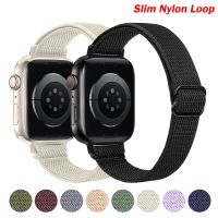 peroyeh Slim Strap for Apple watch band 40mm 44mm 45mm 41mm 38mm 42mm Elastic Nylon bracelet Belt iWatch series 3 4 5 6 se 7 watchband