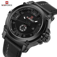 （A Decent035）NAVIFORCE นาฬิกาข้อมือนาฬิกาแขวนยอดนิยม Relogio Masculino