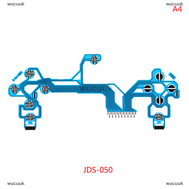 wucuuk-สำหรับ-ps4-ds4-pro-slim-controller-ฟิล์มนำไฟฟ้าสีฟ้า-jds-050-040-030-010