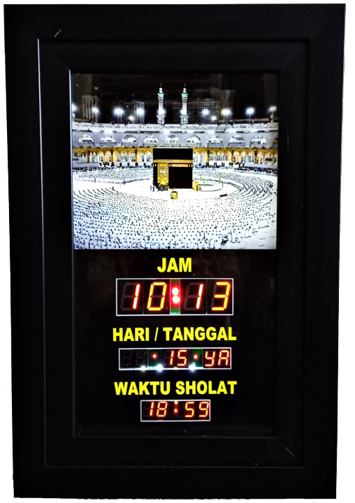 Jam Digital Sholat Jadwal Sholat Digital Otomatis Ada Suara Adzan Lampu